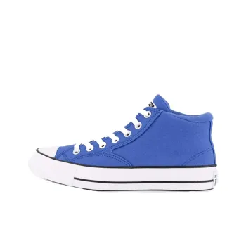 Converse CHUCK TAYLOR Anti Slip Wear Resistant Mid Top Skateboard Shoes Unisex Blue