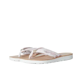 Tommy Hilfiger TH Monogram EVA Abrasion-Resistant Flip Flops Women's White Pink