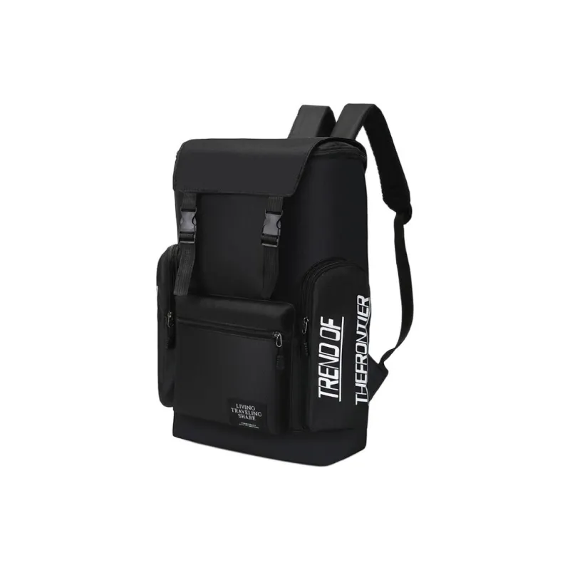 Yalu Oxford Backpack Regular Men's White/Black/Gray-5
