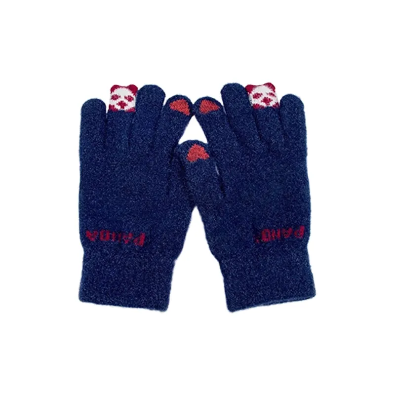 Yalu Polyester Knit Gloves Unisex Gift Box Set-5