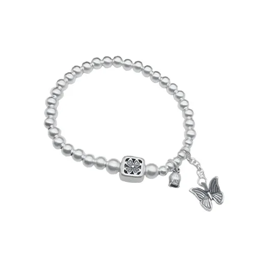 RURA S999 Fine Silver Bracelets Women's Silver-0