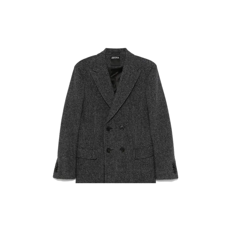 Ermenegildo Zegna Mini-check Coat-4