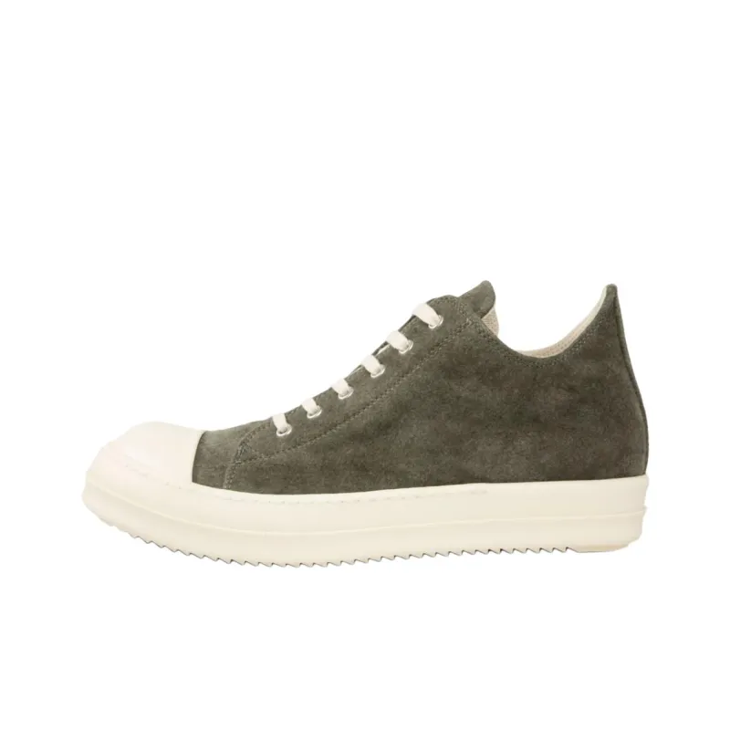 Rick Owens DRKSHDW Low Top Skateboard Shoes Men's Green-0