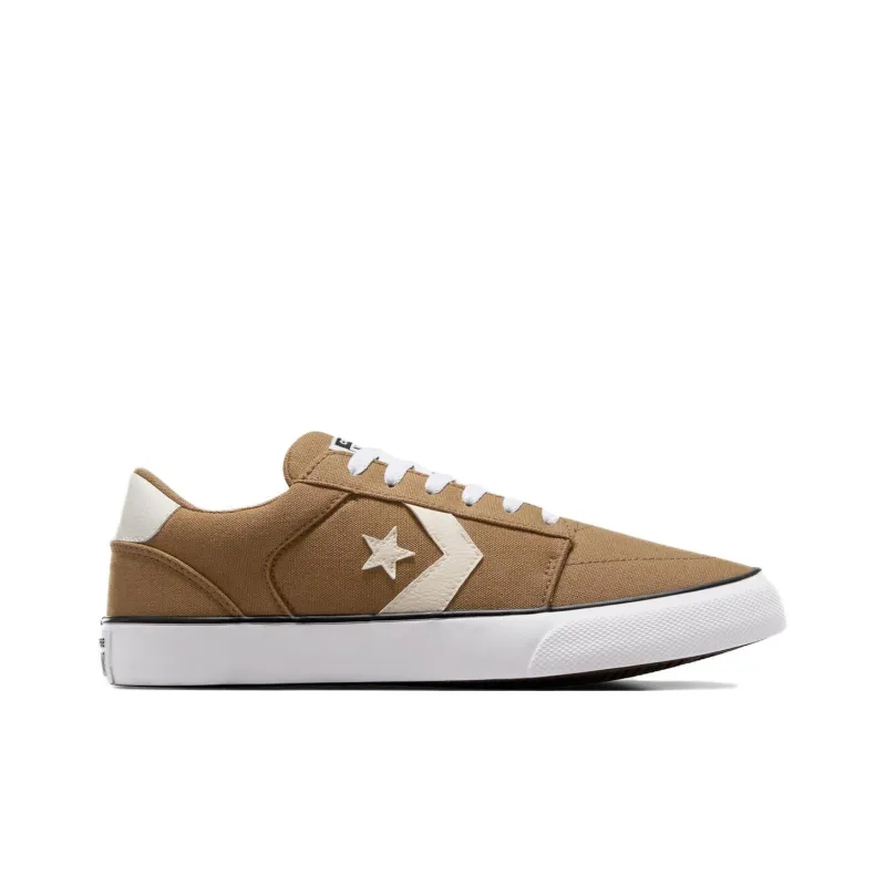 Converse Cons Anti Slip Wear Resistant Low Top Canvas Shoes Women's Brown-1