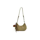 Green+Brown Dog Head Charm