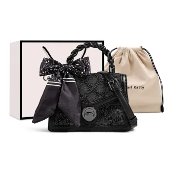 CentarlKatty Polyurethane Synthetic Leather Shoulder Bag, Crossbody Bag, Handbag Regular Women's Denim Black