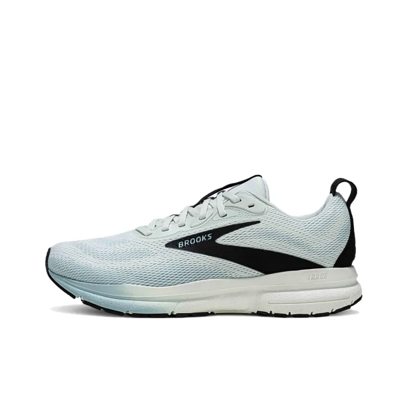 Brooks Anti Slip Wear Resistant Low Top Casual Running Shoes Men's Gray Blue Black-0