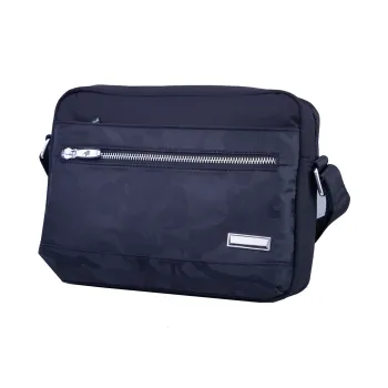 SANTA BARBARA POLO & RACQUET CLUB Fabric Shoulder Bag Regular Men's Black