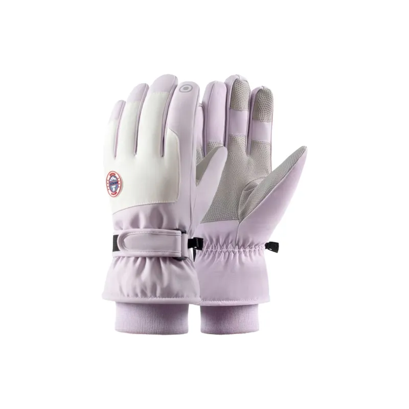AS FISH Ski Gloves Anti Slip Wear Resistant Outdoor Sports Gloves Unisex-5