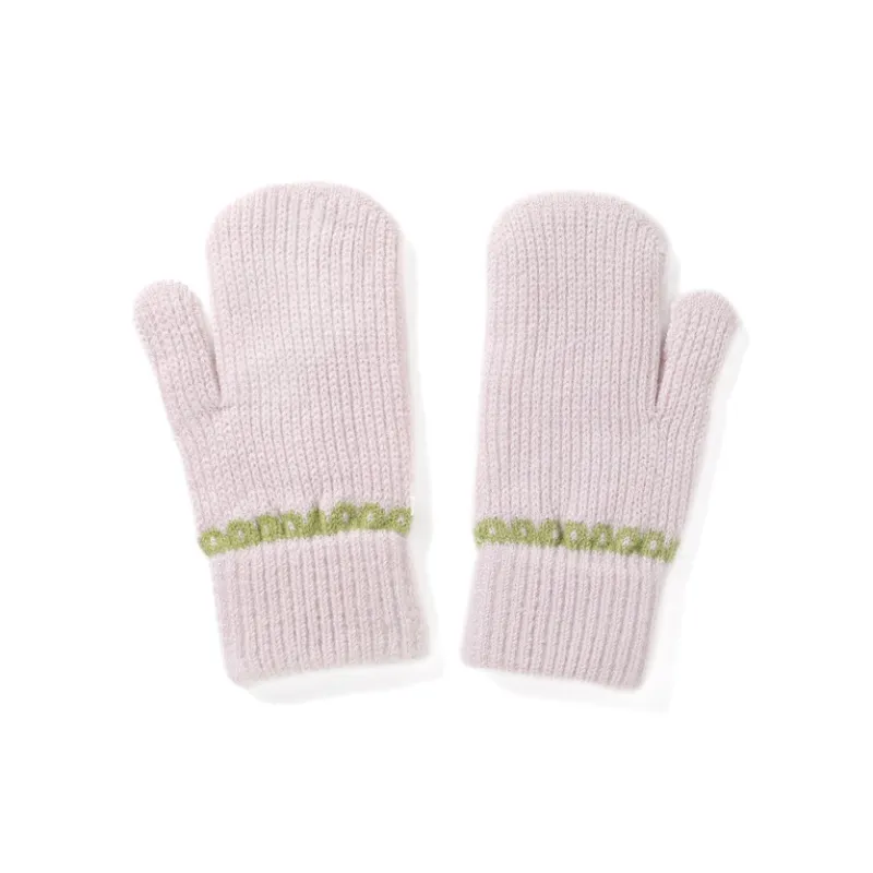 FREE RABBITⅡ Fingerless Touchscreen Compatible Fully Enclosed Insulated For Cold Weather Knit Gloves Unisex-0