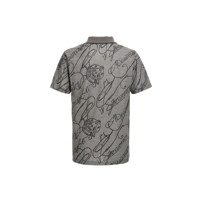 BERLUTI Gradient Scritto Short-Sleeve Polo Shirt-1