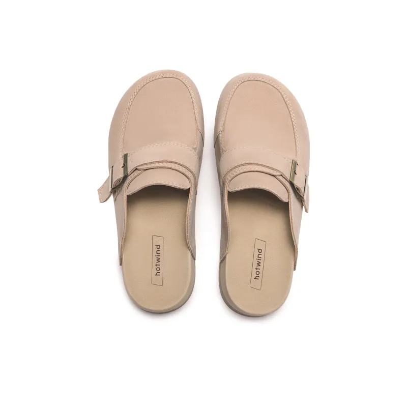 Hotwind Pinecone Grey Series Closed Toe Slippers Women's-7