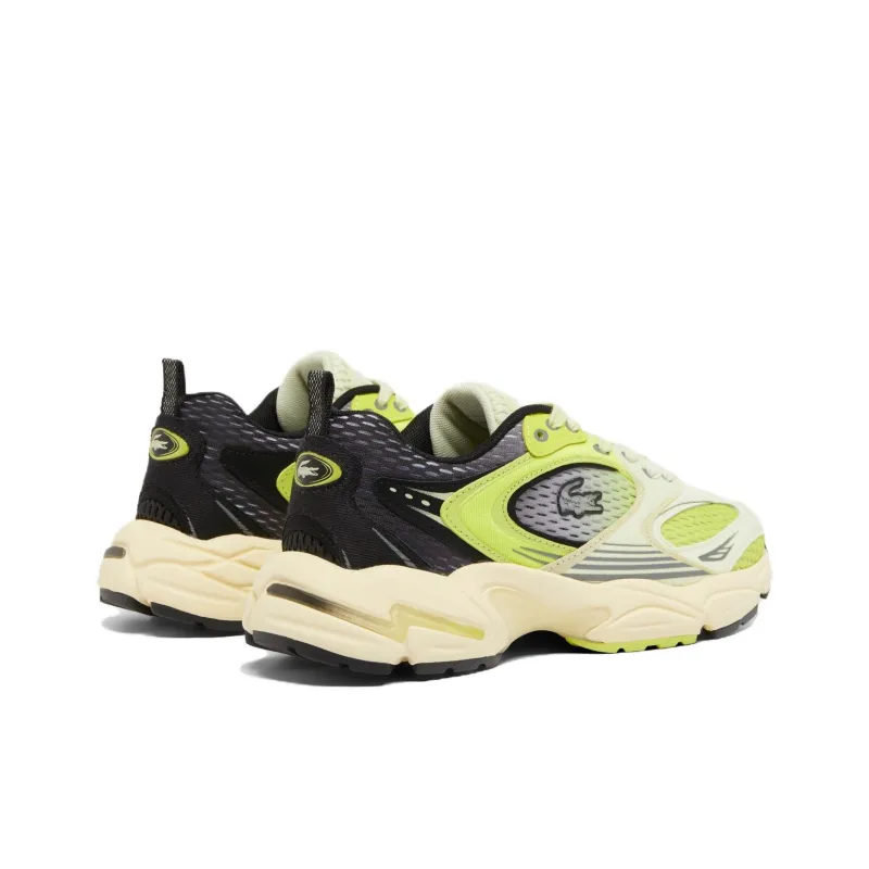 LACOSTE Storm 96 2K Low Top Casual Shoes Women's Green Yellow Black-2