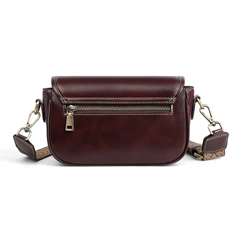 C°BANNER Synthetic Leather Shoulder Bag, Crossbody Bag Regular Women's Wine Coffee-3