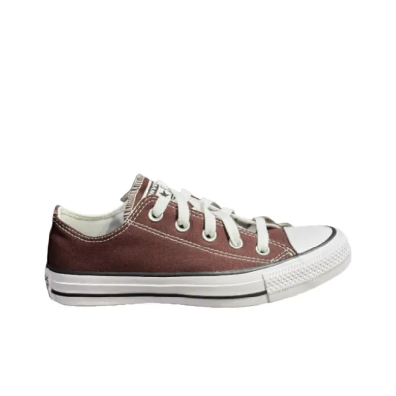 Converse All Star Anti Slip Wear Resistant Low Top Canvas Shoes Women's Brown-1