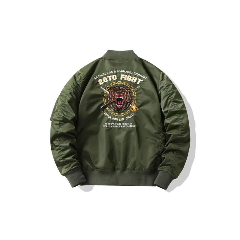 TREK&TRAVEL Baseball Jacket Men's-1