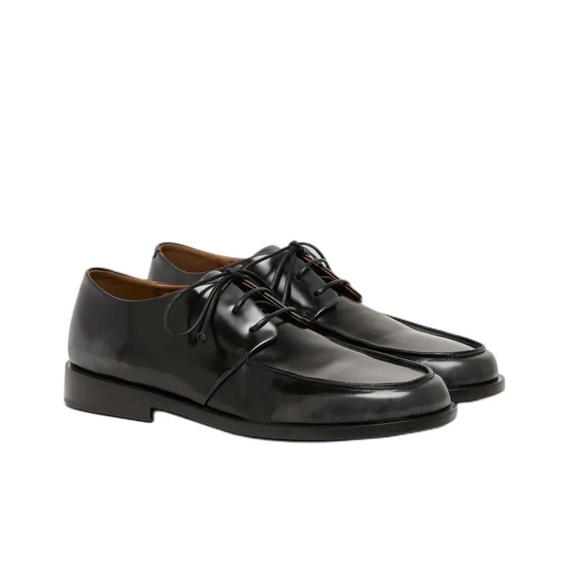Marsèll Round Toe Lace Up Derby Shoes-2