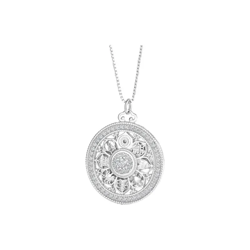 NIANNIANXI S925 Silver Necklaces Women's-0