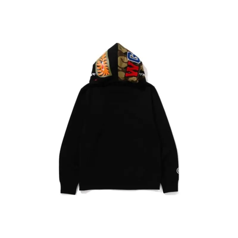 Bape Shark Wide Half Zip Pullover Hoodie-3