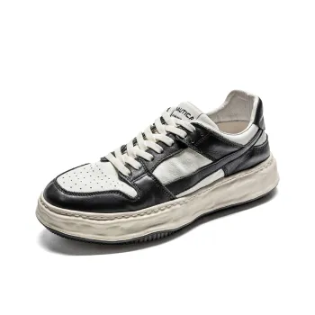 NAUTICA Skateboard Shoes Men Low Top Black/White/Gray