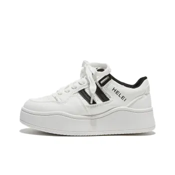Little Red Man Slip Resistant Low Top Skateboard Shoes Women's