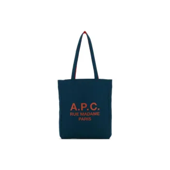 A.P.C Rue Madame Printed Reversible Tote Bag
