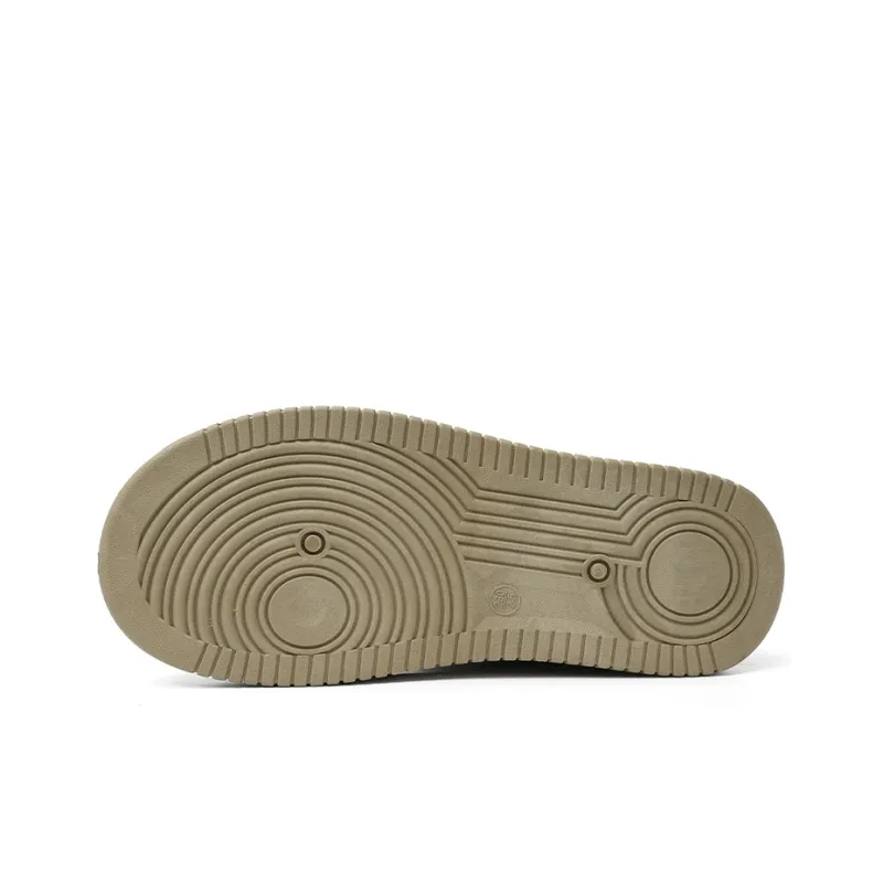 Warrior Warrior Cushioned Slip Resistant Low Top Skateboard Shoes Women's Khaki-3