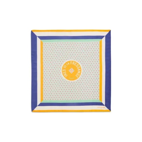INES DE LA FRESSANGE Silk Scarves Women's Blue