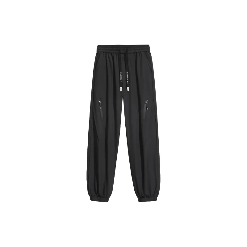 ROBINHOOD Windbreaker Pants Men's Black-4