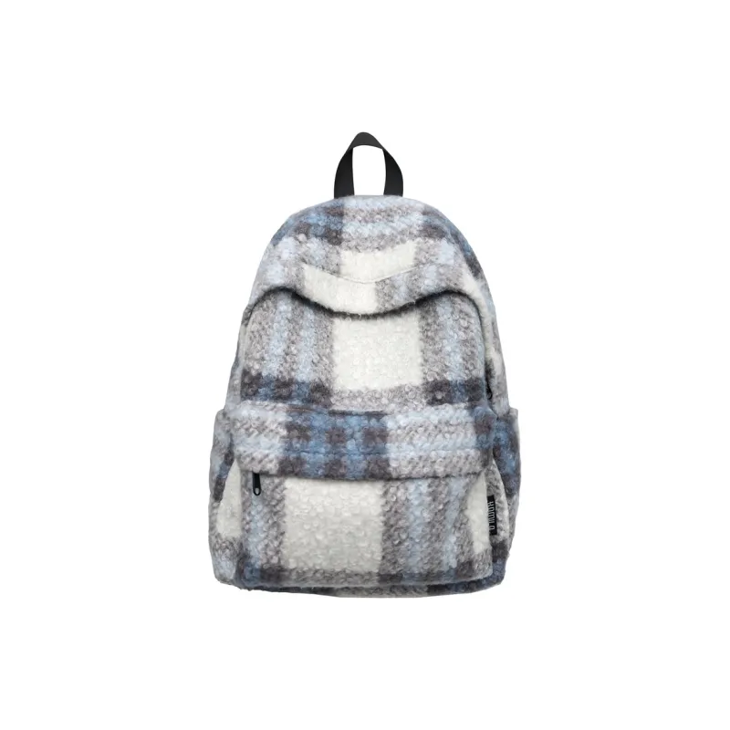 DCLOUD Woolen Backpack Large Size Unisex Black/Blue Orange/Gray Blue/White Green/Blue Purple-12