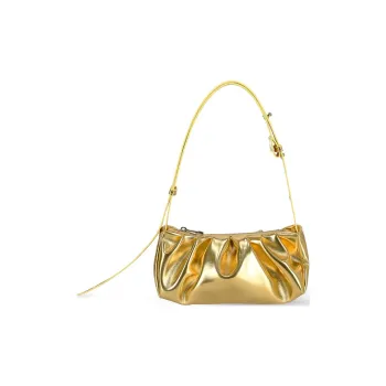 ALICE MARTHA Artificial Leather Crossbody Bag Shoulder Bag Mini Women's Gold
