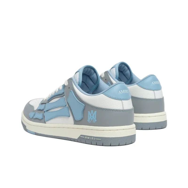 AMIRI Skel Top Low Varsity Ocean Sky-3