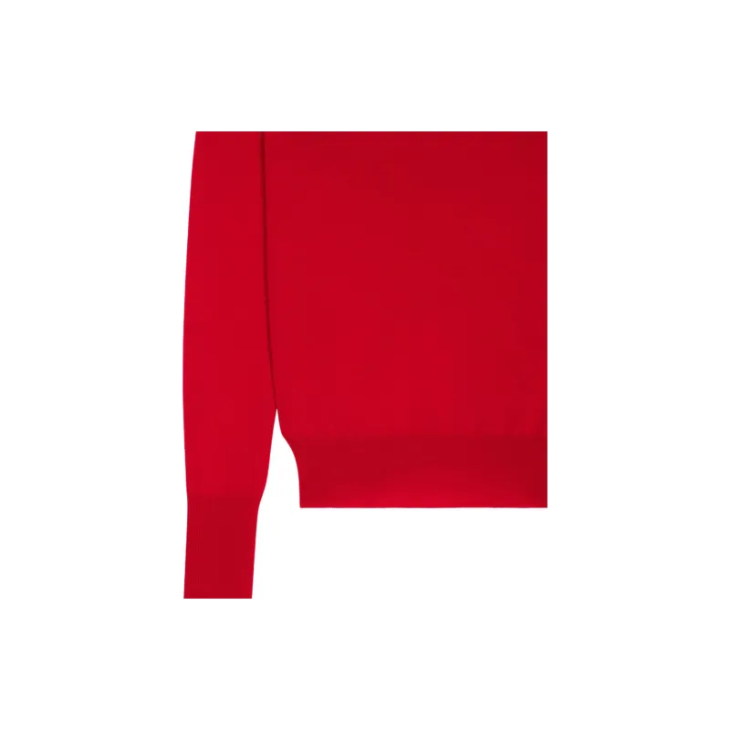 Givenchy Draped Open Back Sweater 'Vermillon'-4