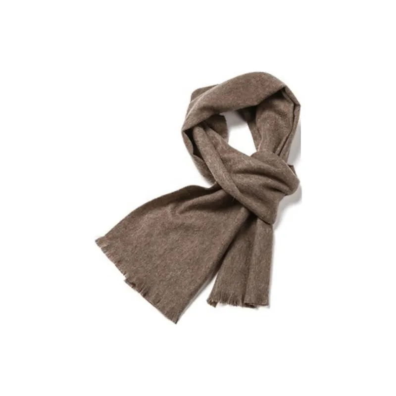 JOSEPH&STACEY Cashmere Knit Scarves Unisex Cocoa-2