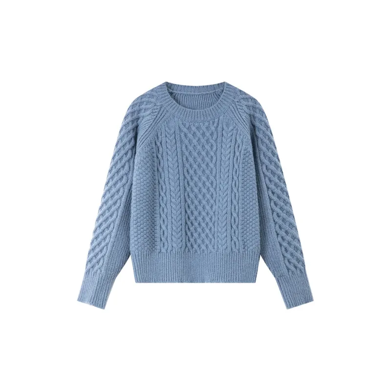 VIMLY Sweater Women's Dusty Blue-1