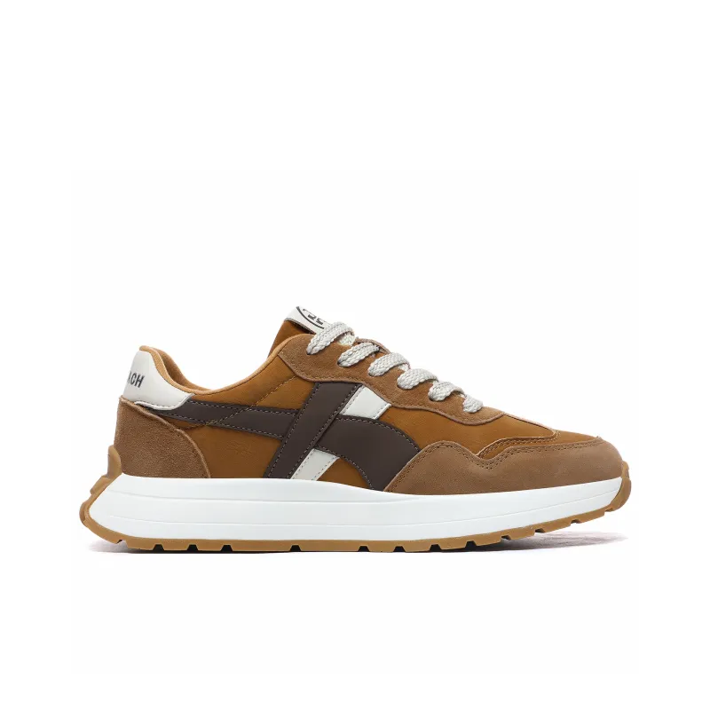 CEDAR HAN Shock Absorbers With Slip Resistant And Abrasion Resistant Properties Low Top Casual Shoes Men's Wheat-1