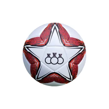 THREEHUAN Size 5 Ball Soccer PU Unisex New Red Five Stars