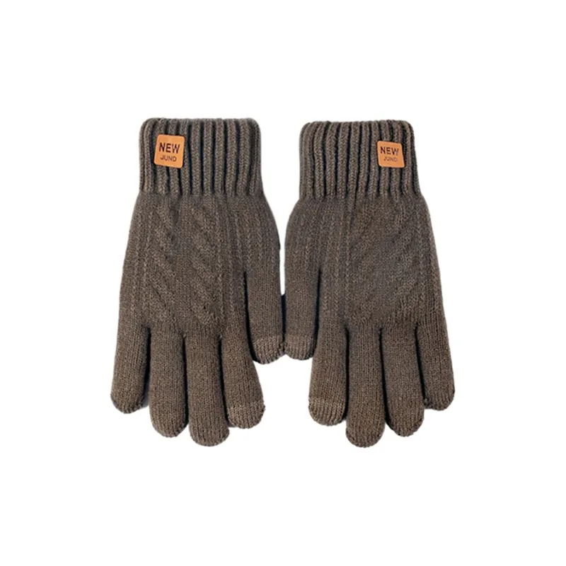 Yalu Polyester Knit Gloves Unisex Gift Box Set-3