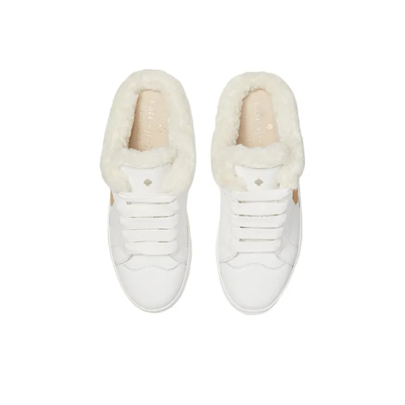 Kate Spade Wrap-toe Slippers Women's White Brown-3