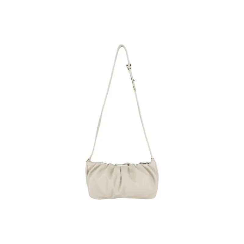 ALICE MARTHA Artificial Leather Handbag Shoulder Bag Women's Ecru-5
