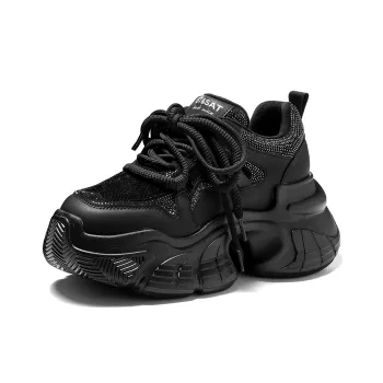 ST&SAT Cushioning Coverage And Abrasion Resistant Low Top Chunky Sneakers