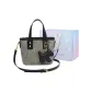 Black & Gray with Charm+Exquisite Shopping Bag DX8006