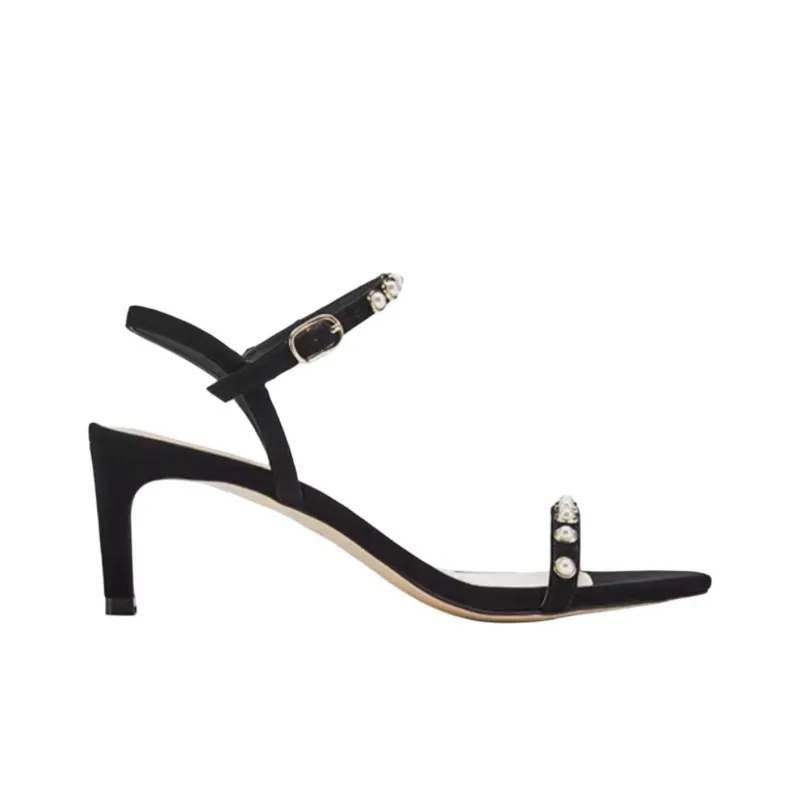 Stuart Weitzman/SW Kassidy Strap Sandals 6cm Women's Black-1
