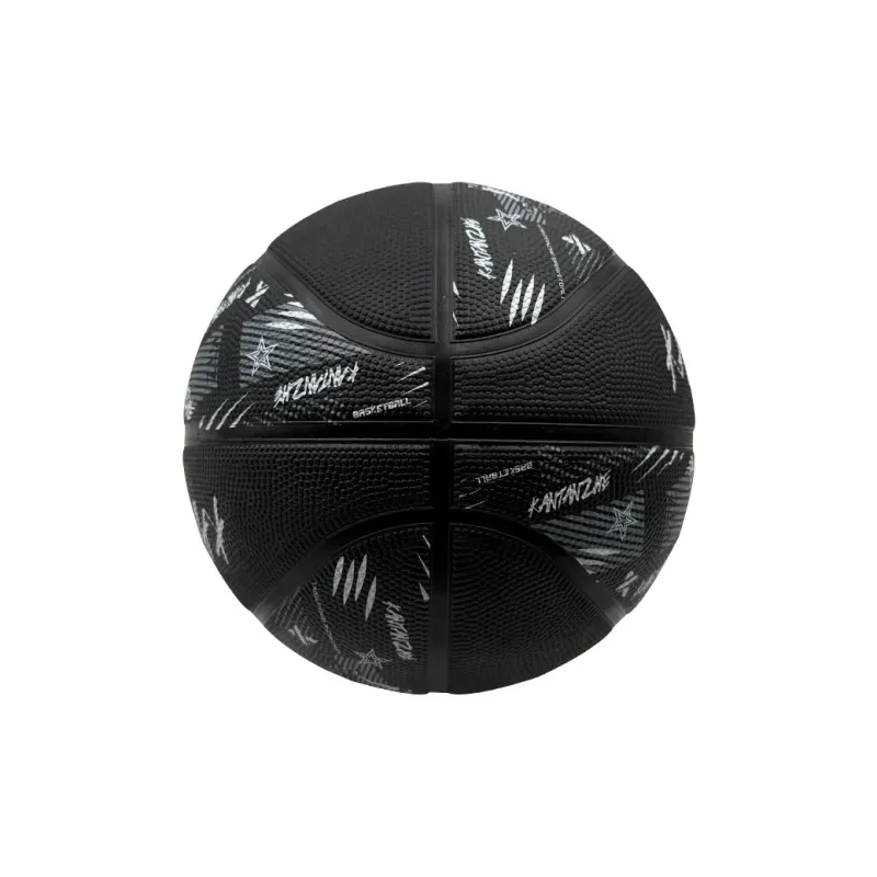 KANTANZHE Rubber Basketball Brown Black Size 7 Training Match Unisex-3