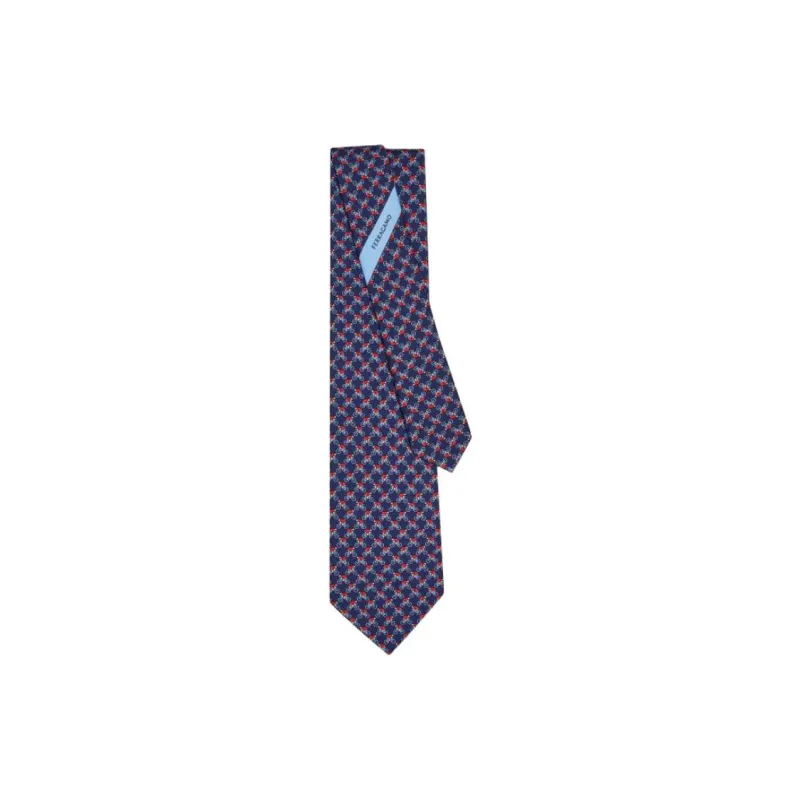 Ferragamo Cocktail print Silk Tie-0