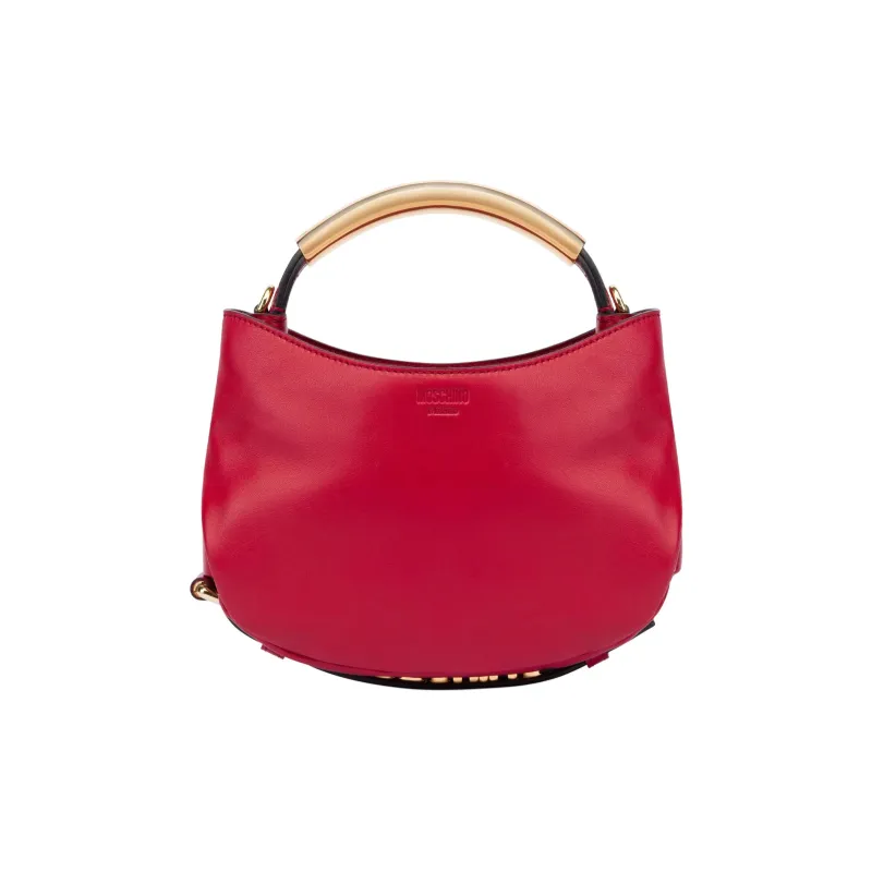 MOSCHINO Handle Me Debossed Logo Tote Bag-0