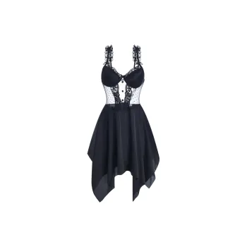 LUNNIFEIYA Nightgown Women's Black