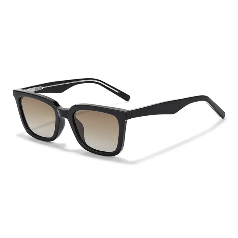 Sagawa Plate Frame TR/Memory Plastic Square Sunglasses Unisex-2