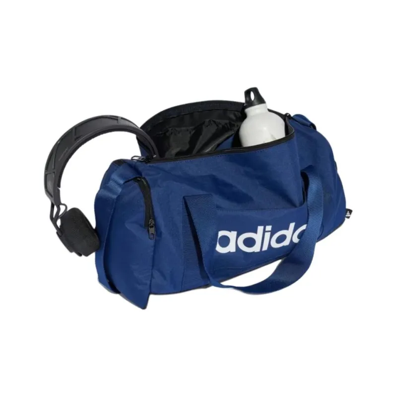 Adidas Polyester Handbag Travel Bag 12.5L Unisex Dark Blue & White-2