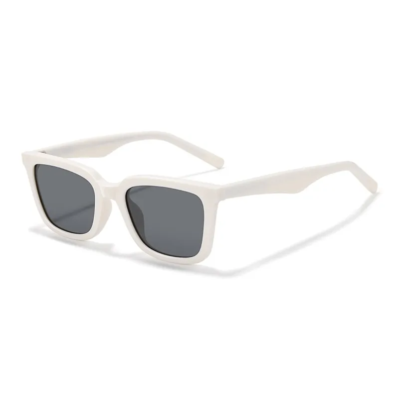 Sagawa Plate Frame TR/Memory Plastic Square Sunglasses Unisex-4